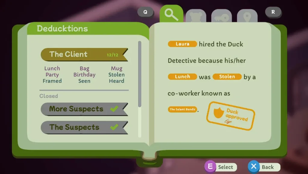 Duck Detective The Client