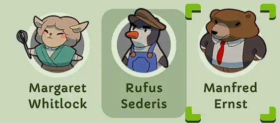 Duck Detective Characters Suspects