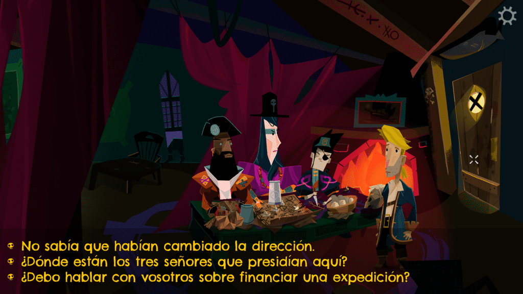 Return to Monkey Island Capitulo 1 - Jefes pirataas